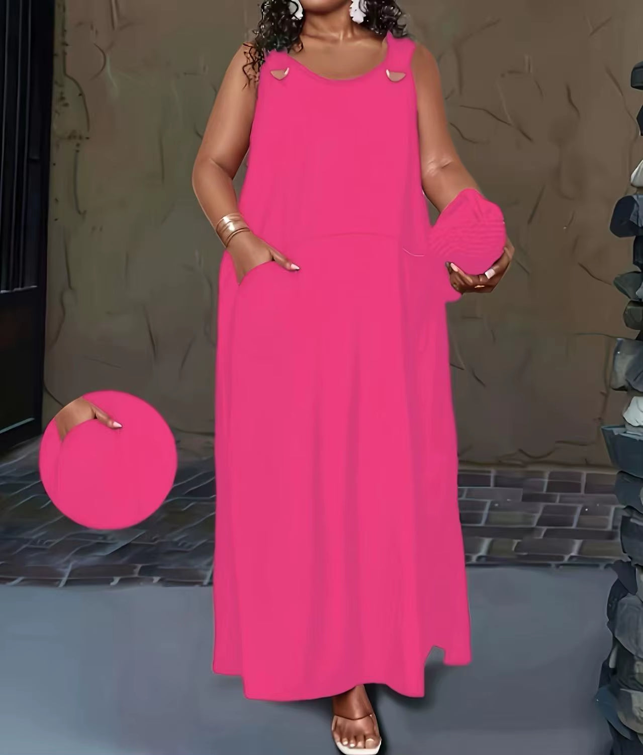 New Solid-Color Dresses for Women in Spring and Summer from Europe and America
